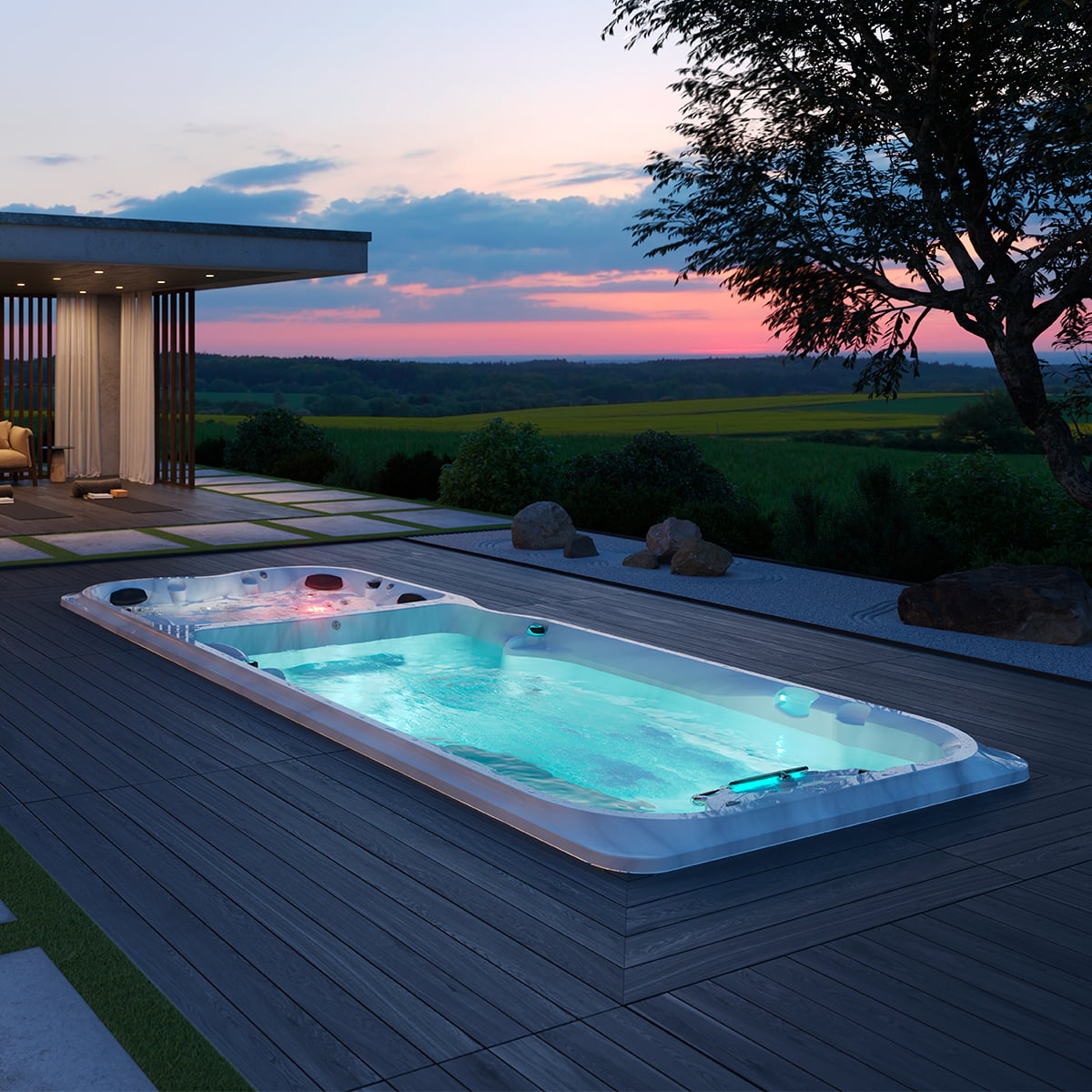 Ouverture de Spa de nage sur place